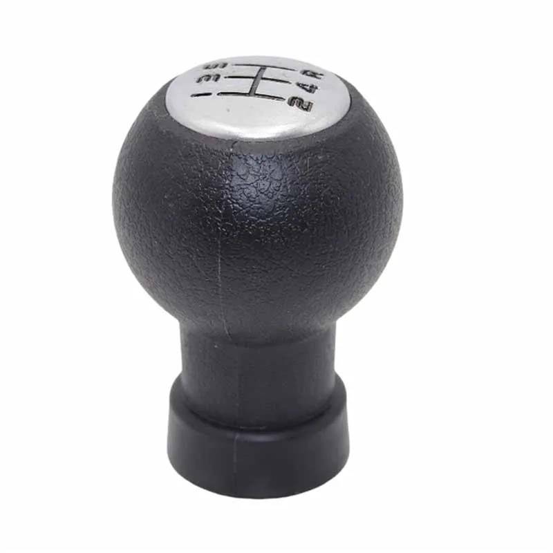 Gang Schaltkopf Für FIAT Für SEDICI 2006-2014 Schaltknauf Hebel Ändern Getriebe Shifter Kunststoff Manuelle Selector Übertragung Griff Schaltknauf Abdeckung(Silver Black) von Barhbt