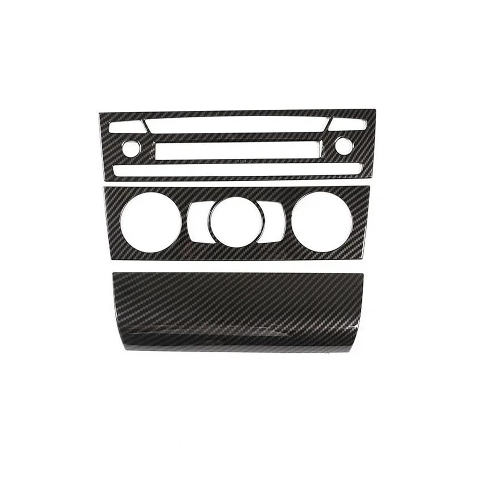 Interieur Zubehör Für 1 Serie 2007-2011 ABS Chrom Zentrale Steuerung Air Outlet Rahmen CD Panel Dekoration Aufkleber Auto Zubehör Panel Dekoration Trim(Carbon Fiber) von Barhbt