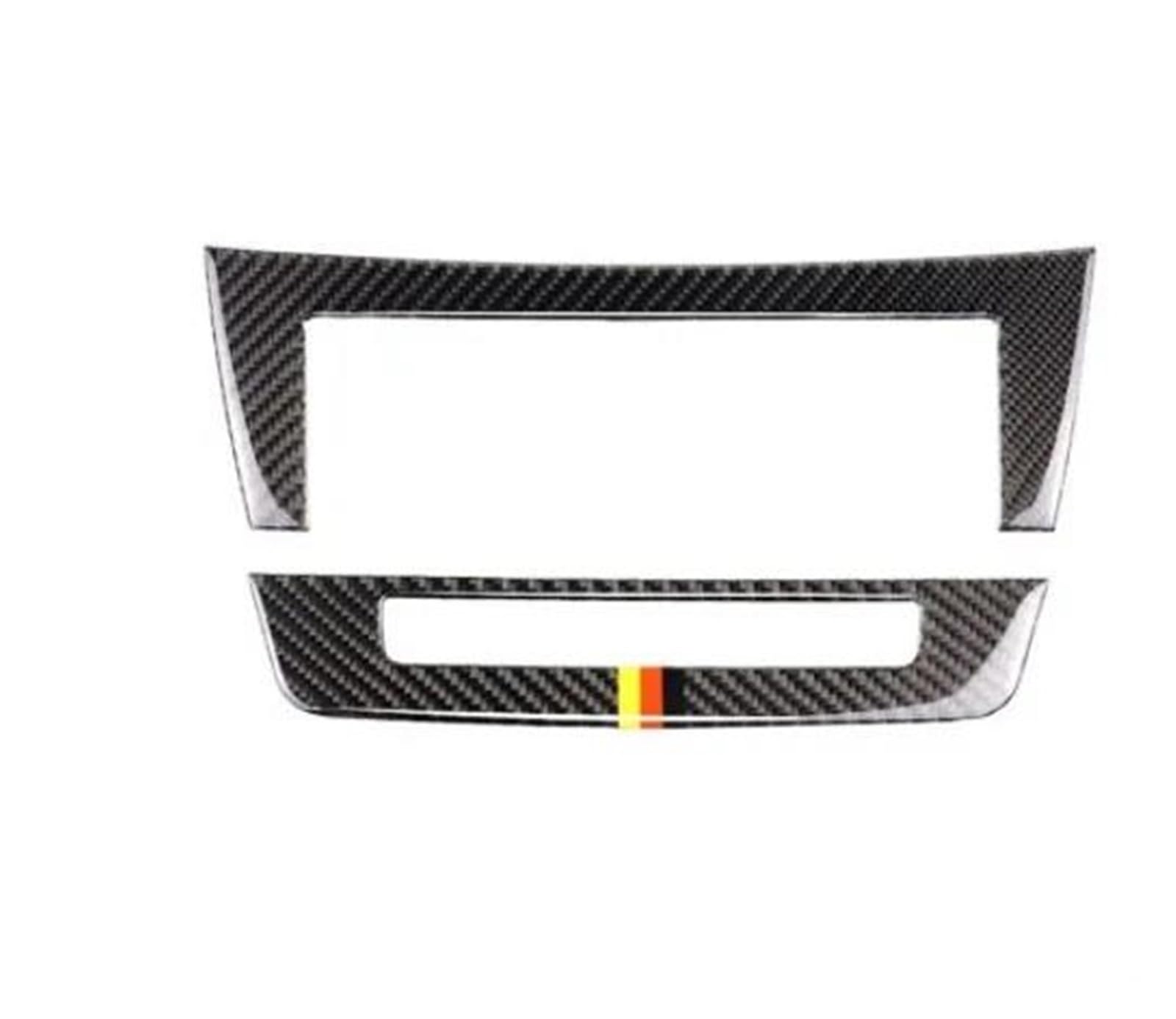 Interieur Zubehör Für Benz C Klasse W204 2011-2013 1pc Auto Styling Dekorative Carbon Faser Langlebig Zentrale Steuerung CD Panel Aufkleber Aufkleber Panel Dekoration Trim(A) von Barhbt