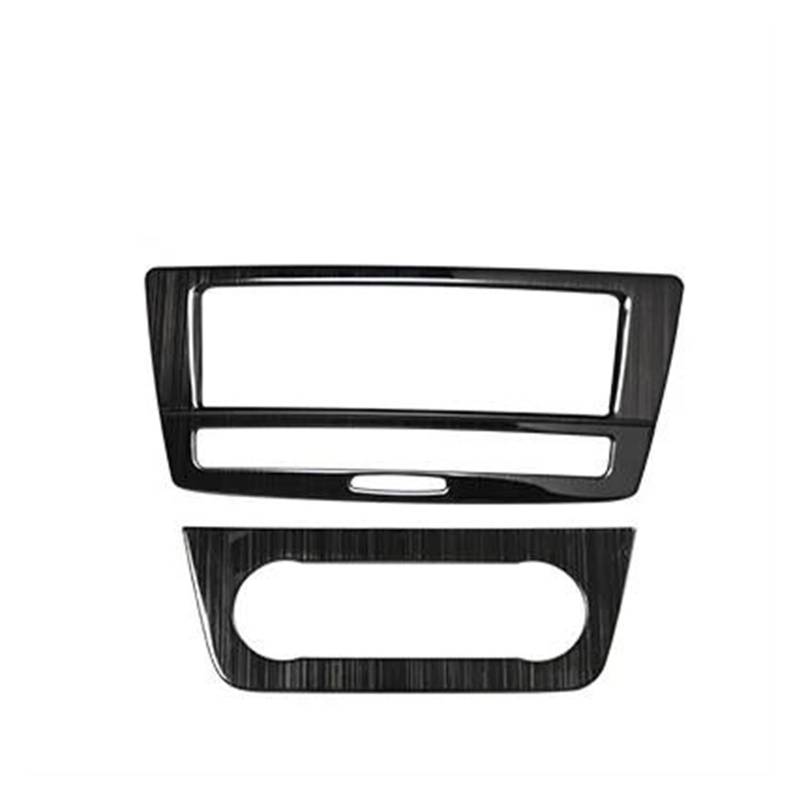 Interieur Zubehör Für Benz Für GLE W166 Für GLE Für Coupe C292 Für GLS CD Panel Aufkleber Klimaanlage Schalter Panel Trim Abdeckung Klasse Amg Zubehör Panel Dekoration Trim(Black 9 Buttons 2pcs) von Barhbt