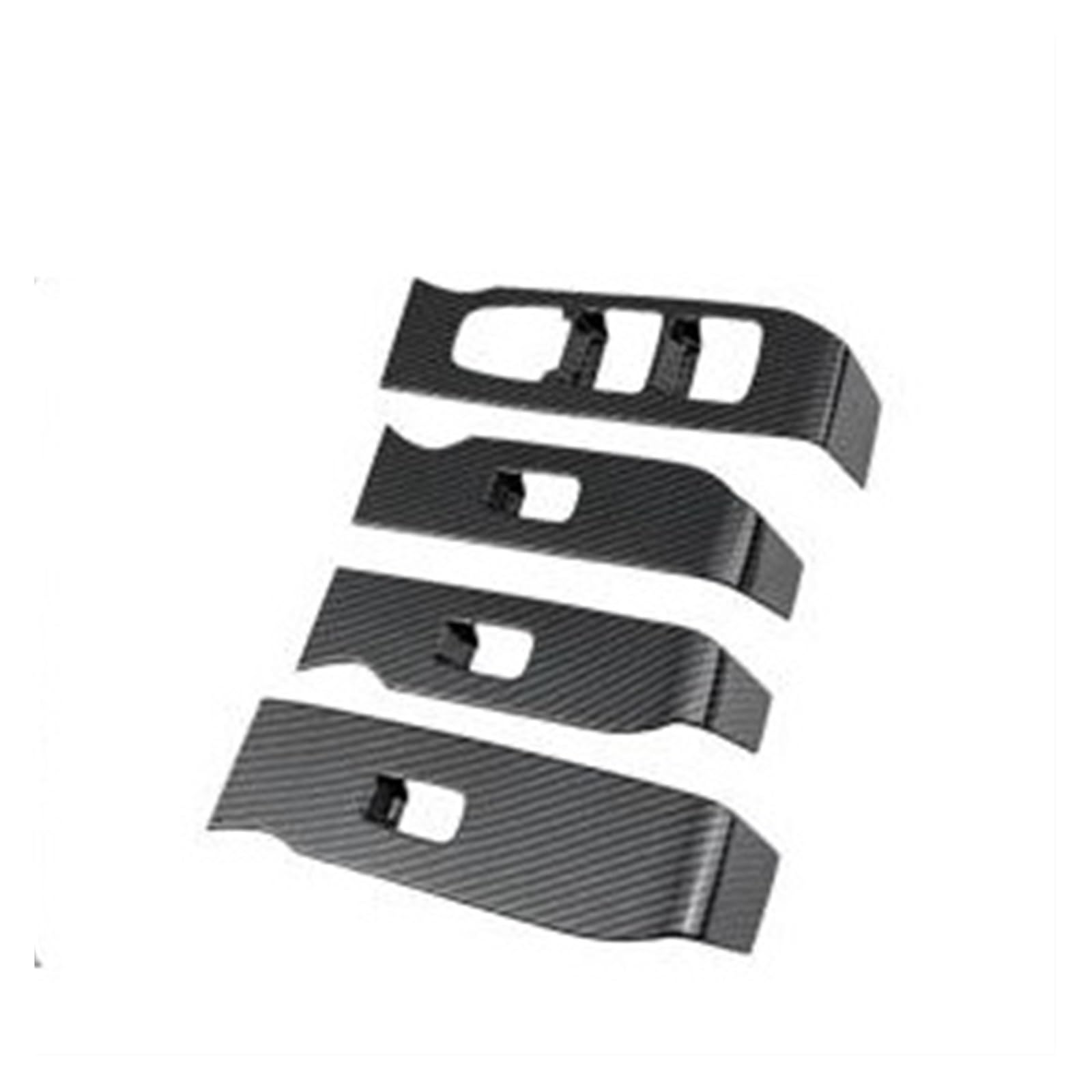 Interieur Zubehör Für Haval Für Big Für Hund Carbon Faser Auto Zentrale Steuerung Panel Fenster Lift-Taste Klimaanlage Outlet Tür Griff Auto Zubehör Panel Dekoration Trim(Type B 4 PCS) von Barhbt