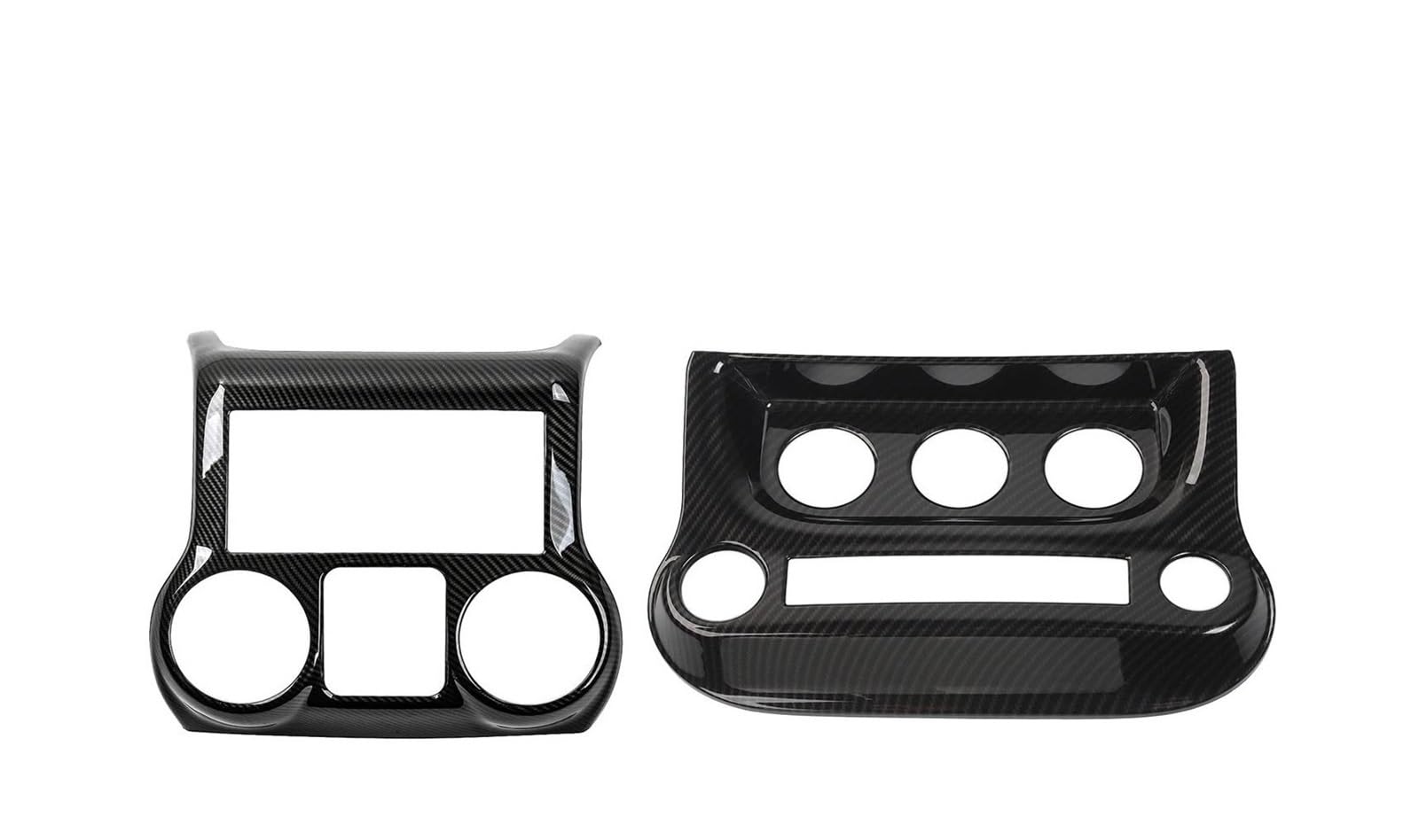 Interieur Zubehör Für Jeep Für Wrangler Für JK 2011-2017 Auto Center Console Dashboard Klimaanlage Schalter Panel Dekoration Abdeckung Innen Zubehör Panel Dekoration Trim(Carbon Fiber Grain) von Barhbt