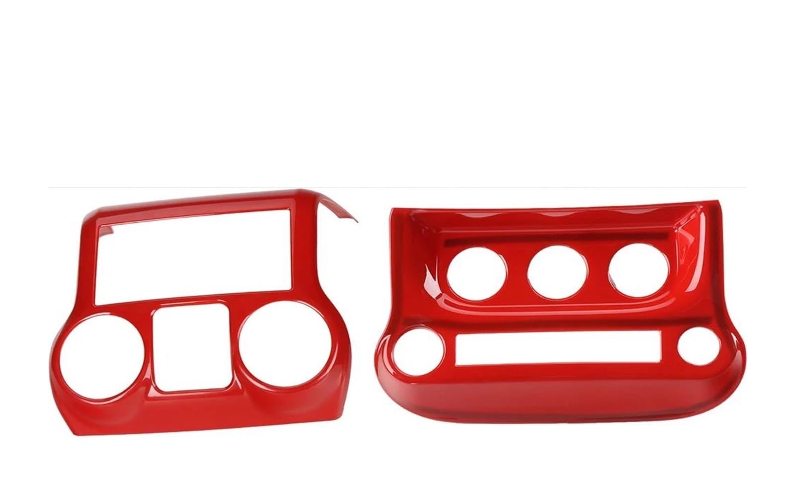 Interieur Zubehör Für Jeep Für Wrangler Für JK 2011-2017 Auto Center Console Dashboard Klimaanlage Schalter Panel Dekoration Abdeckung Innen Zubehör Panel Dekoration Trim(Center Red) von Barhbt