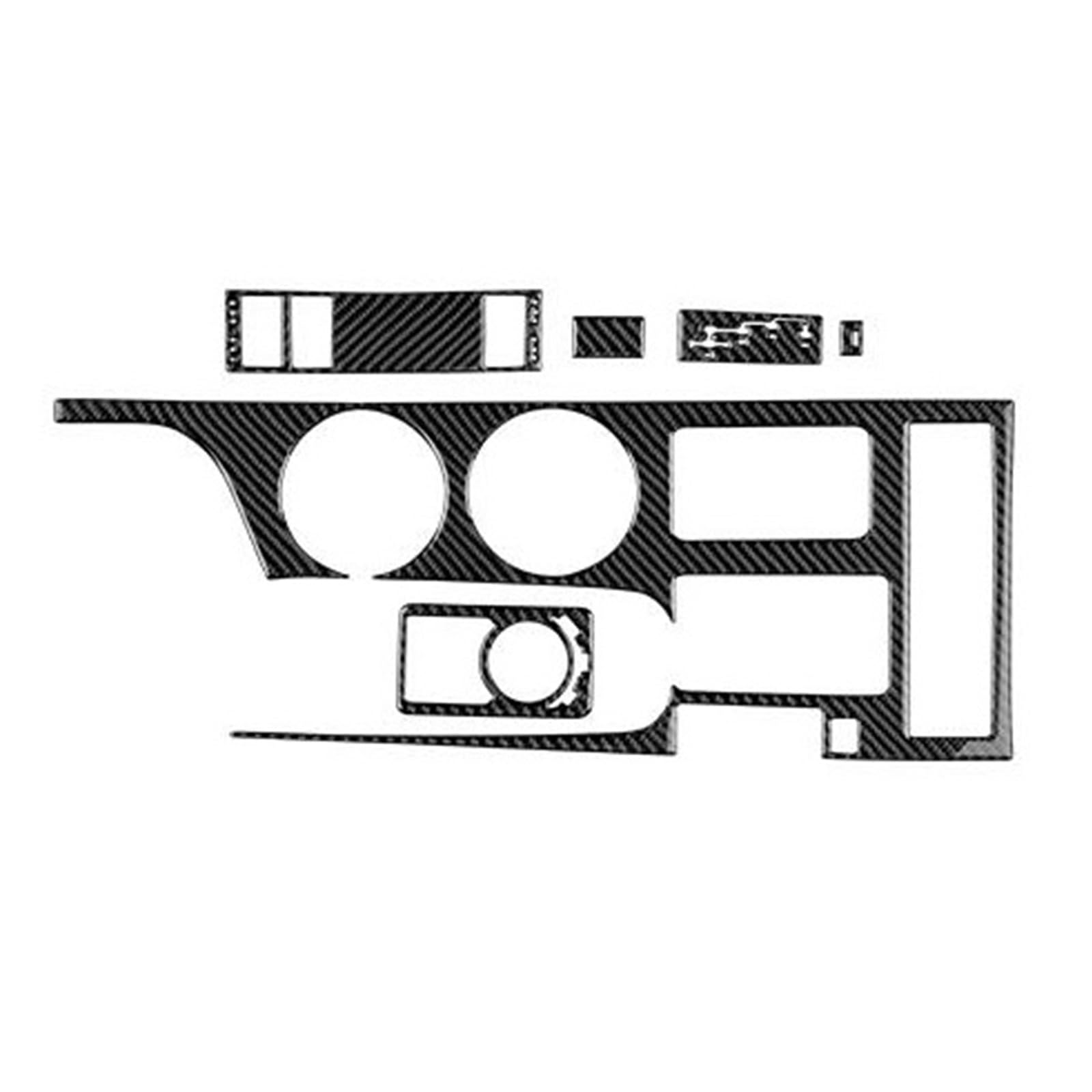 Interieur Zubehör Für Lexus Für RC300 Für RC350 Für RC200T 2015-2018 Echt Weichen Carbon Faser Innen Trim Zentrale Steuerung Getriebe Panel Rahmen Aufkleber Panel Dekoration Trim(RHD Black) von Barhbt