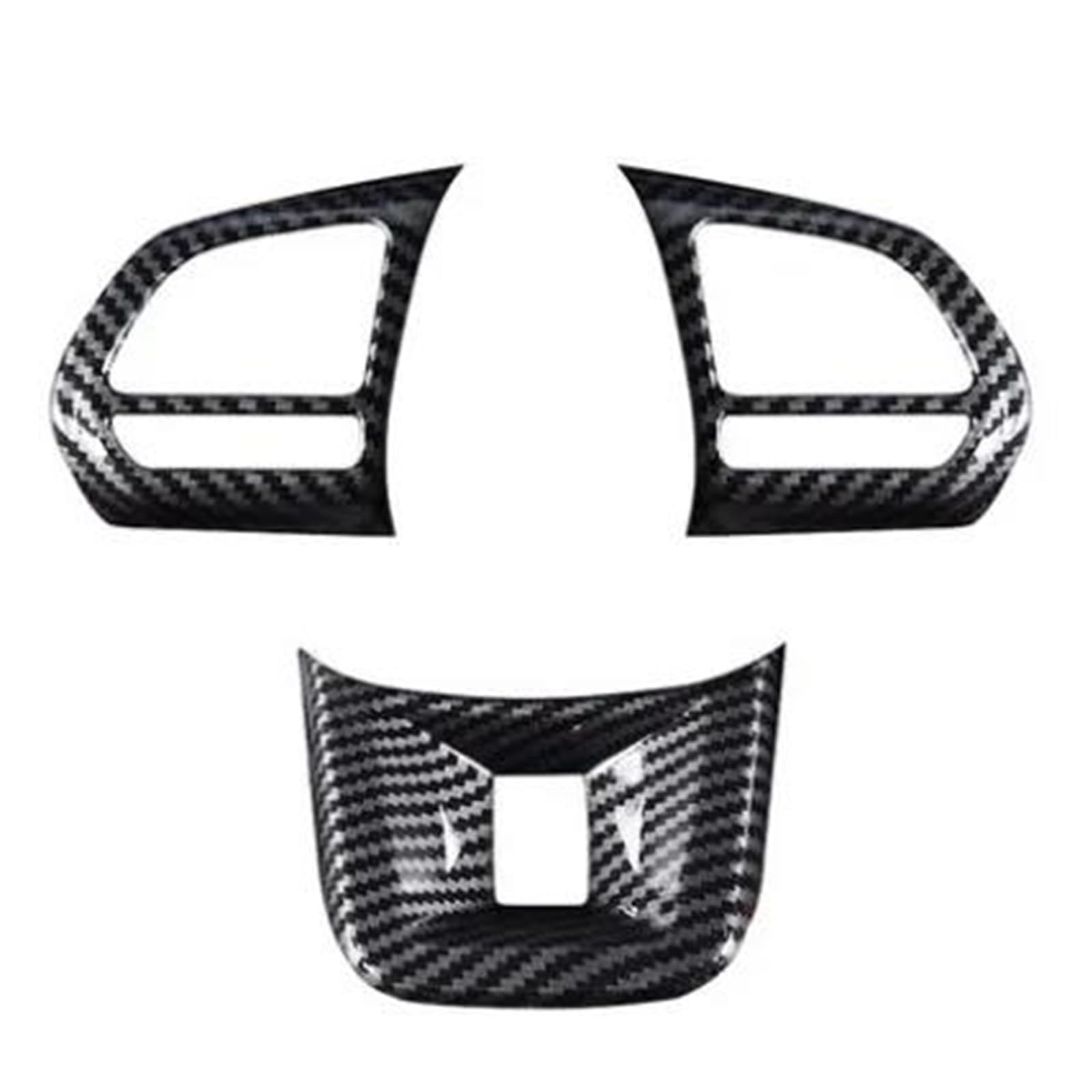 Interieur Zubehör Für MG 6 2020 2021 2022 Carbon Fiber Innen Schutz Aufkleber Zubehör Getriebe Shift Rahmen Glas Lift Panel Abdeckung Panel Dekoration Trim(Steering Wheel) von Barhbt