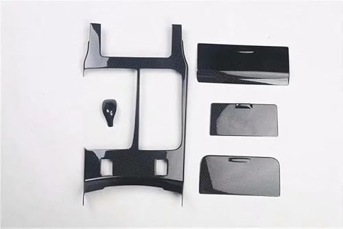 Interieur Zubehör Für Toyota Für Reiz 2010-2016 5 Teile/los ABS Carbon Faser Korn Zentrale Steuerung Panel Dekoration Abdeckung Panel Dekoration Trim(A) von Barhbt