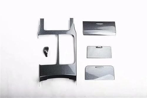 Interieur Zubehör Für Toyota Für Reiz 2010-2016 5 Teile/los ABS Carbon Faser Korn Zentrale Steuerung Panel Dekoration Abdeckung Panel Dekoration Trim(B) von Barhbt