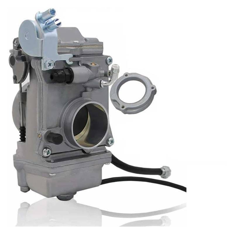 Motorrad Carburetor Für EVO Twin Cam 4T HSR42 45 48 Für Mikuni 42mm Carb Beschleunigerpumpe Leistung Pumper Vergaser TM42-6 42-18 Carburetor(HSR 42 MM) von Barhbt