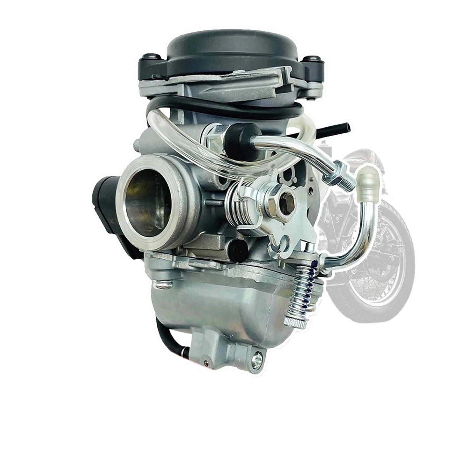 Motorrad Carburetor Für Fz 16 Fz16 Byson Fazer Fzs Für Bajaj Tvs Dual Einzel Gaszug Motorrad Vergaser Carburetor(Single) von Barhbt