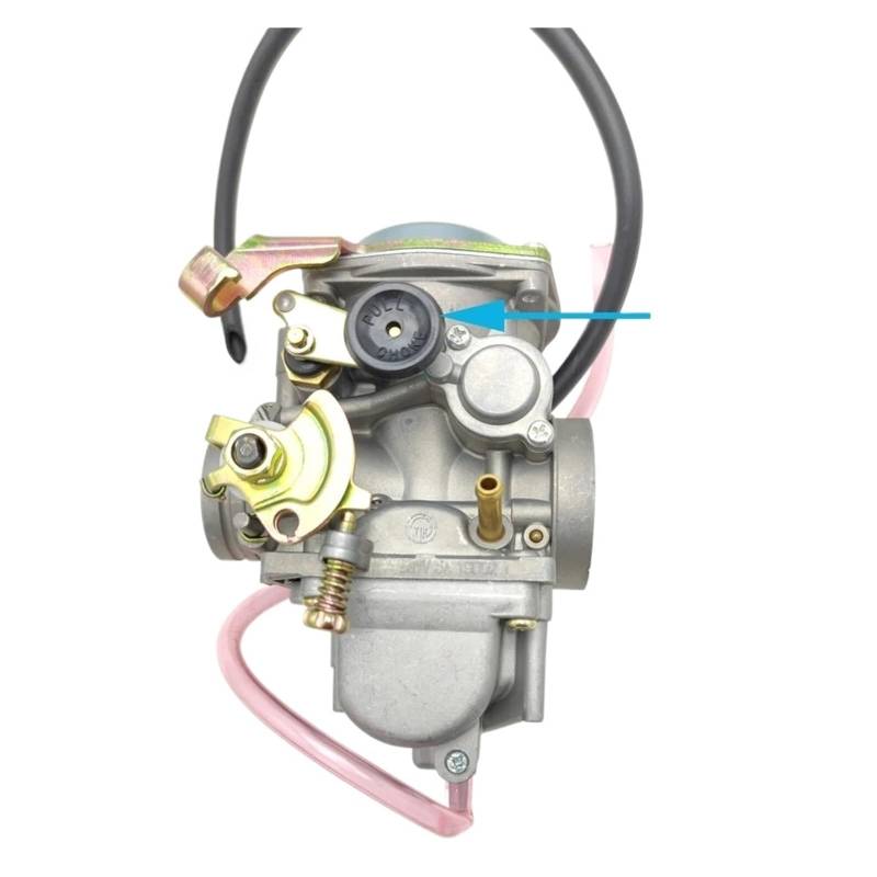 Motorrad Carburetor Für Roketa ATV-11 RTU-400Y ATV 300CC-400CC Motorrad Vergaser Carb Carburetor(Hand Choke) von Barhbt