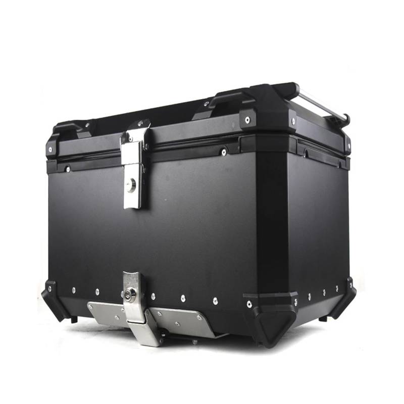 Motorrad Gepäckträger Für CFMOTO800MT Motorrad Seite Gepäck Box Halterung Pannier Rahmen Sattel Rack Hinten Fall Stamm Gepäckträger Hinten(36L Topcase Black) von Barhbt