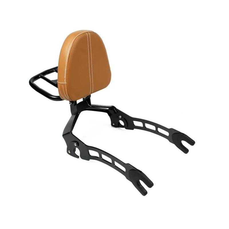 Motorrad Gepäckträger Für Indian Für Scout 2015-2023 Für Sixty 2016-2023 Motorrad-Hinterrückenlehne Sissy Bar Mit Gepäckträgerpolster Gepäckträger Hinten(Black-A) von Barhbt