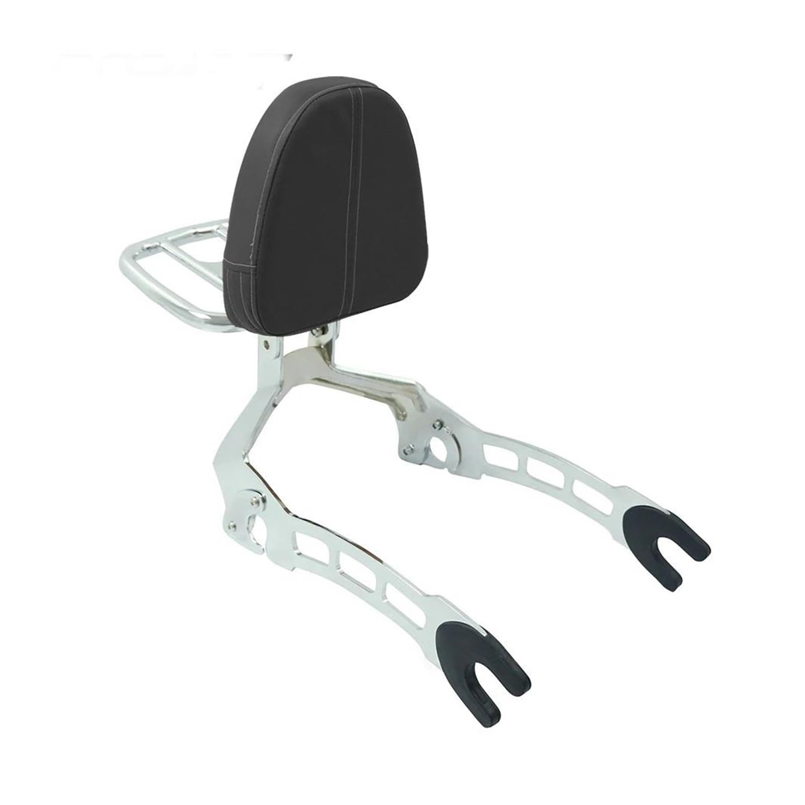 Motorrad Gepäckträger Für Indian Für Scout 2015-2023 Für Sixty 2016-2023 Motorrad-Hinterrückenlehne Sissy Bar Mit Gepäckträgerpolster Gepäckträger Hinten(Chrome-A) von Barhbt