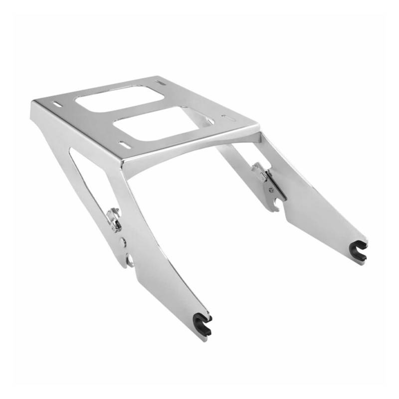 Motorrad Gepäckträger Für Softail Für Sport Für Glide Für FLSB 2018-2023 Motorrad Two Up Mount Rack Gepäckträger Gepäckträger Hinten(Chrome) von Barhbt