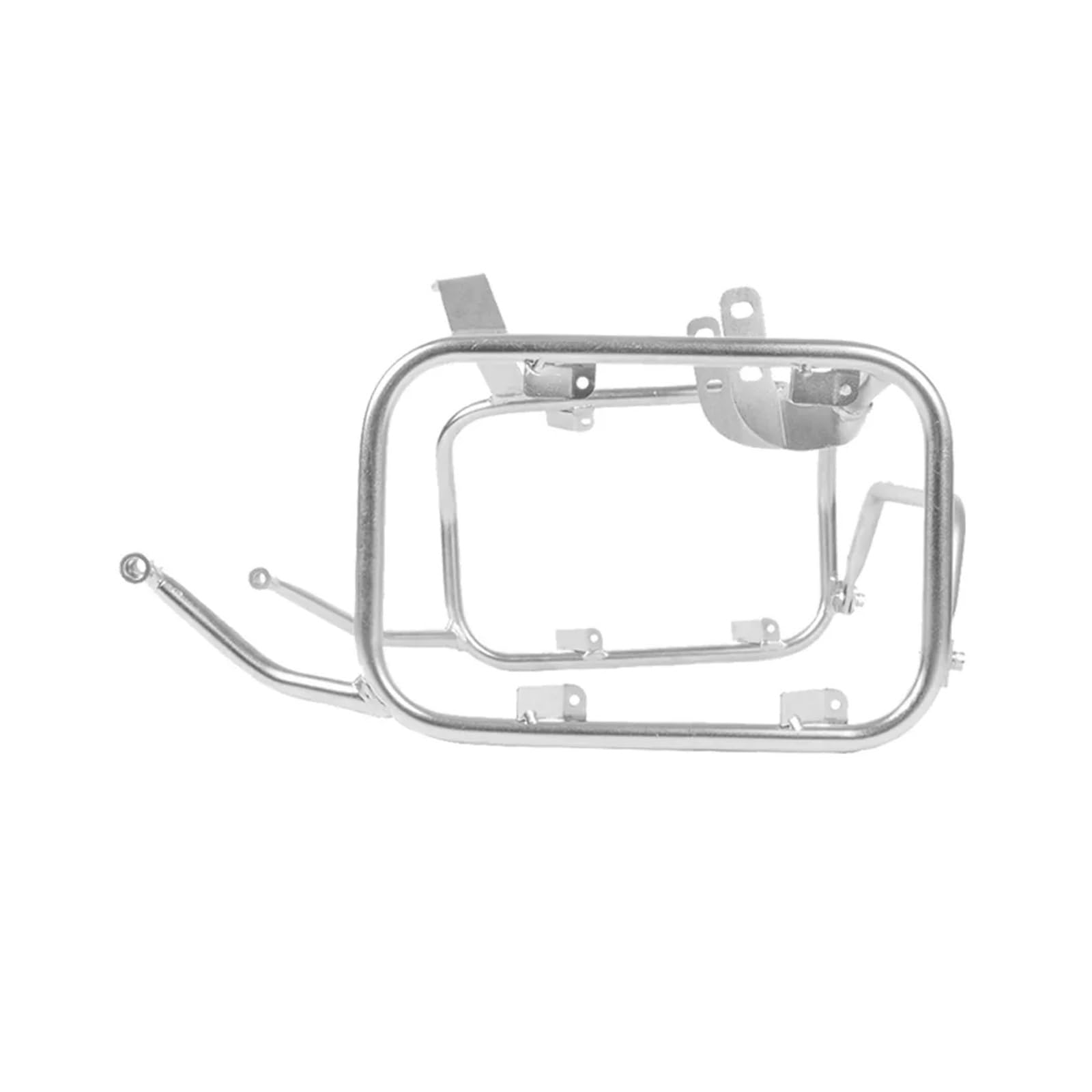 Motorrad Gepäckträger Für Suzuki Für V-strom Für 800DE Für 800SE 2023 2024 Motorrad Halterung Fall Halter Rack Gepäckträger Hinten(Silver Pannier Rack) von Barhbt