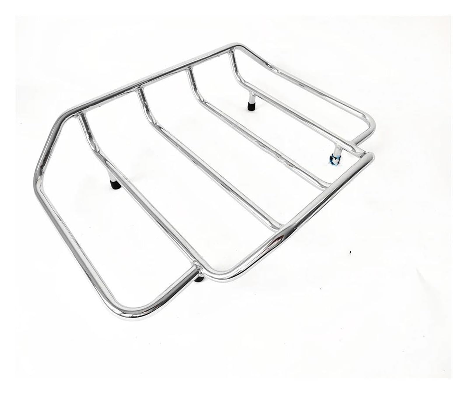 Motorrad Gepäckträger Für Touring Für Electra Für Street Für Road Für Glide 1998-2022 Motorräder Schwarz Gepäck Rack Tour Pak Pack Gepäckträger Hinten(Chrome) von Barhbt