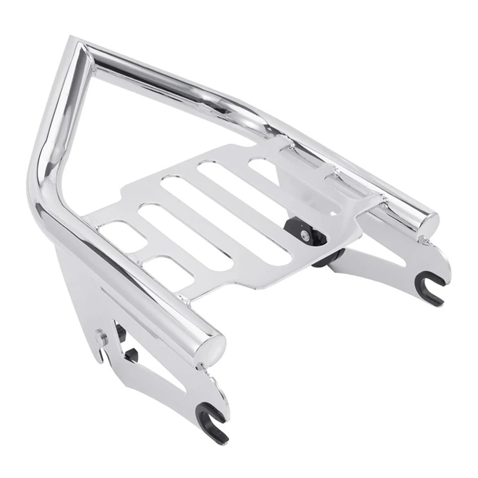 Motorrad Gepäckträger Für Touring Für Street Für Glide Für Road Für King 09-24 Hinten Haltegriffe Halterung Kit Gepäck Rack Gepäckträger Hinten(Chrome) von Barhbt