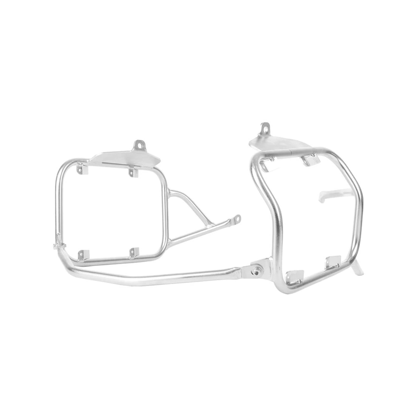 Motorrad Gepäckträger Für VOGE Für DSX525 Für 500DSX 2023 2024 Gepäckträger Motorrad Pannier Halter Halterung Gepäckträger Hinten(Rack Silver Pannier) von Barhbt