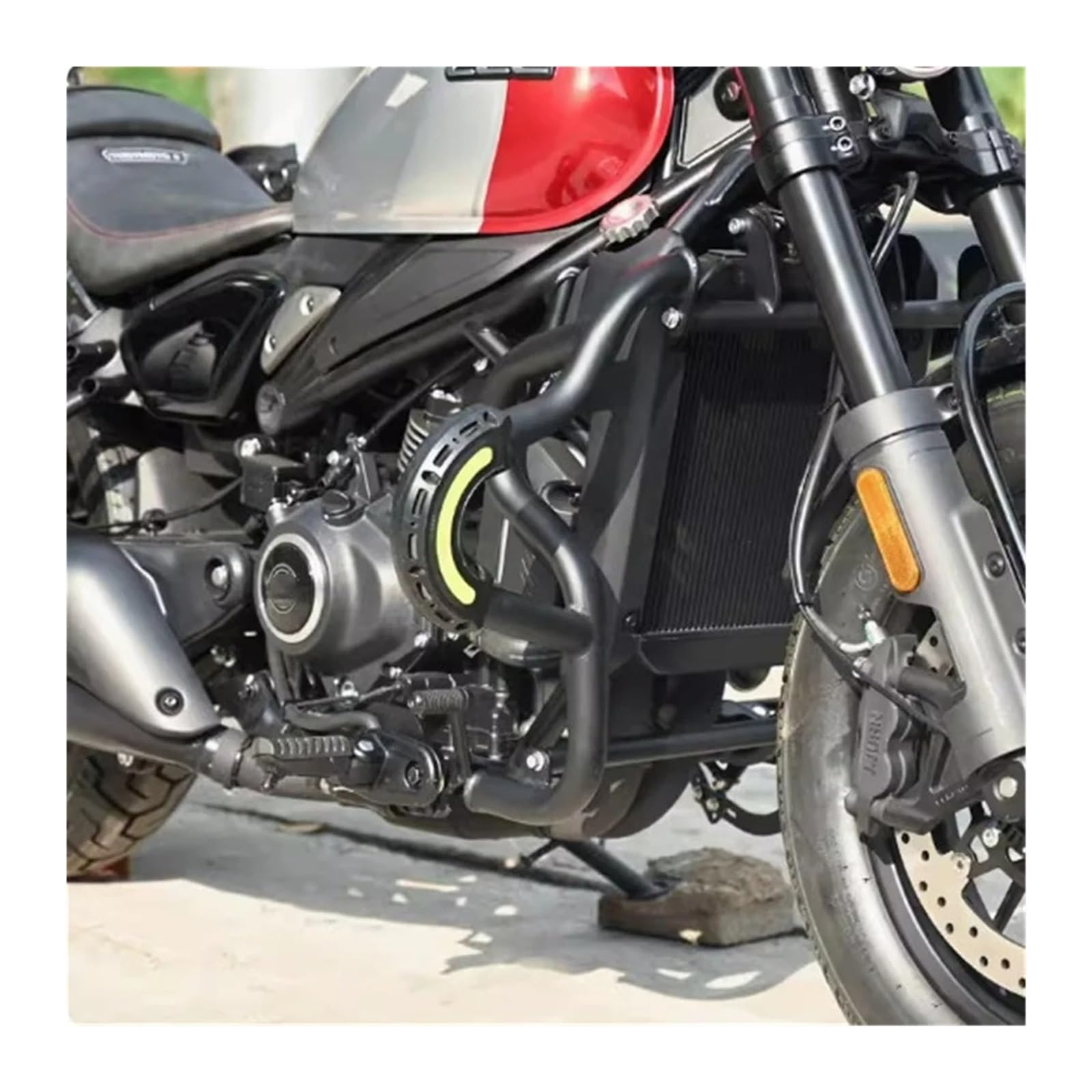 Motorschutzbügel Für CFMOTO 450CLC CLC 450 CLC450 Motor Crash Bar Stoßstange Anti Herbst Schutz Gerät Motorrad Stoßstange(B) von Barhbt