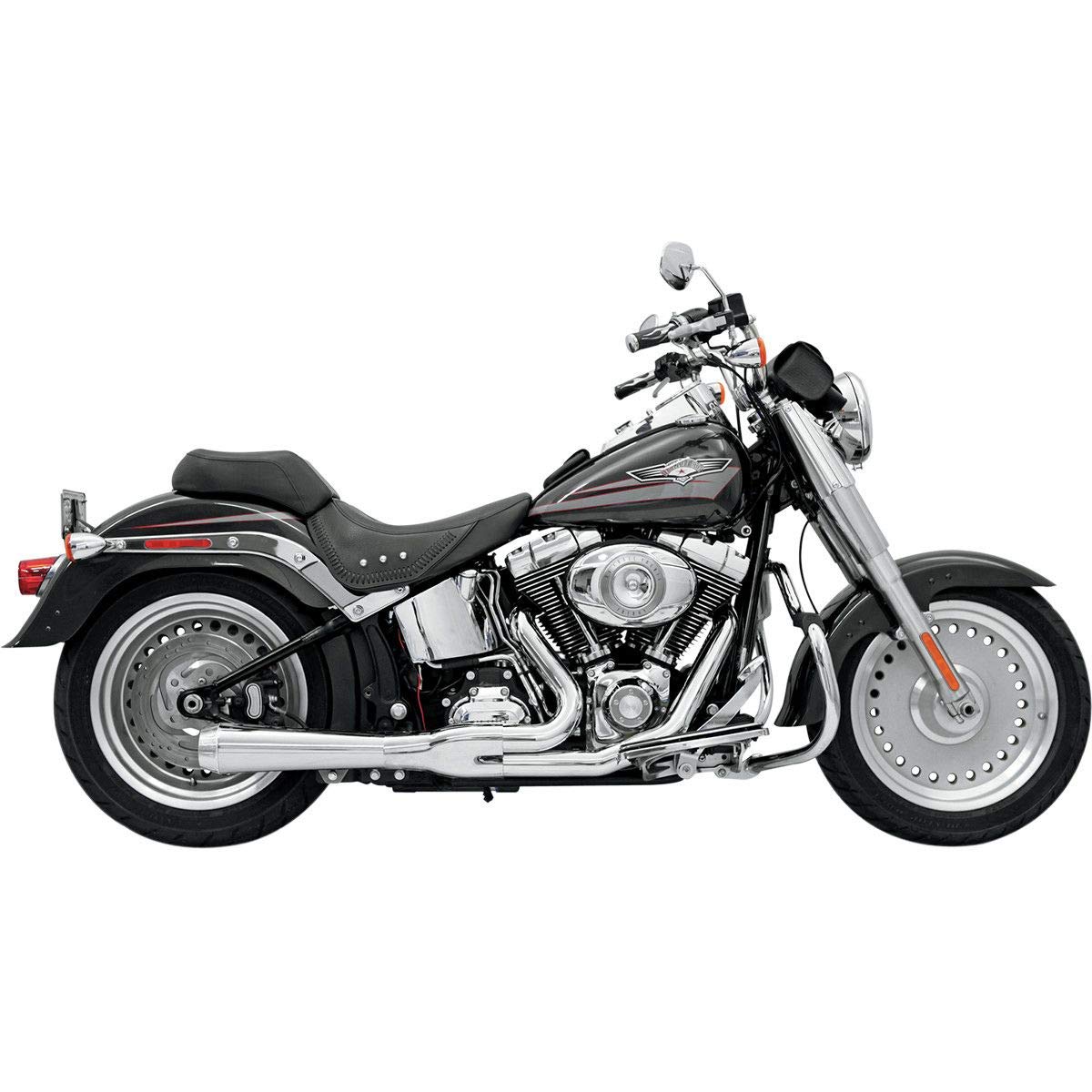 Bassani Road Rage 2-Into-1 Chrom kurz Megaphone (Harley Softail 1986-2014) von Bassani Xhaust