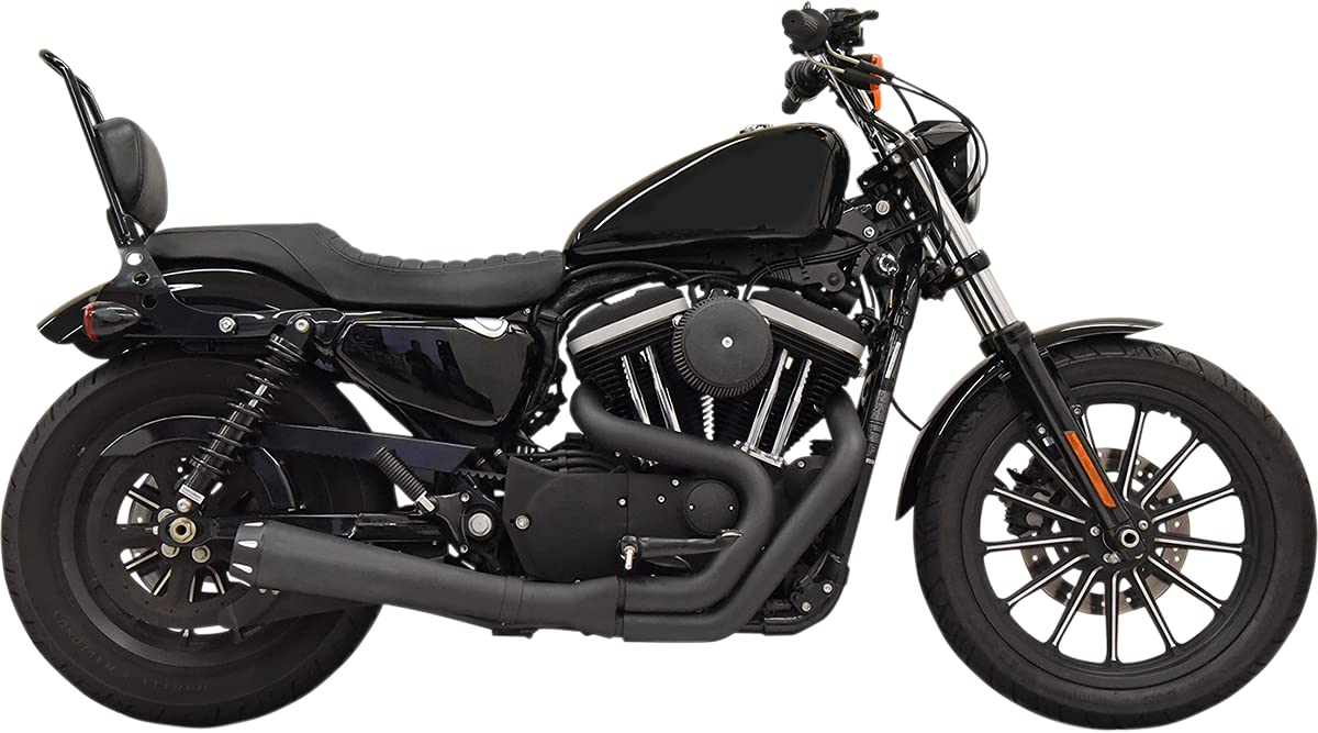 Bassani Road Rage 2-in-1 System Upswept Megaphon/Schwarz (1X42RB) von Bassani Xhaust