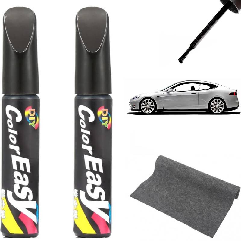 Auto Lackstift,Auto Reparatur Lack Auto Pinsel,Auto Kratzer Reparatur Stift,Lackstift Auto Lack Reparatur,Auto Lackstift Lackreparaturstift,Autokratzer Reparaturmittel Autolack für Auto,Schwarz,2pcs von Bavooty