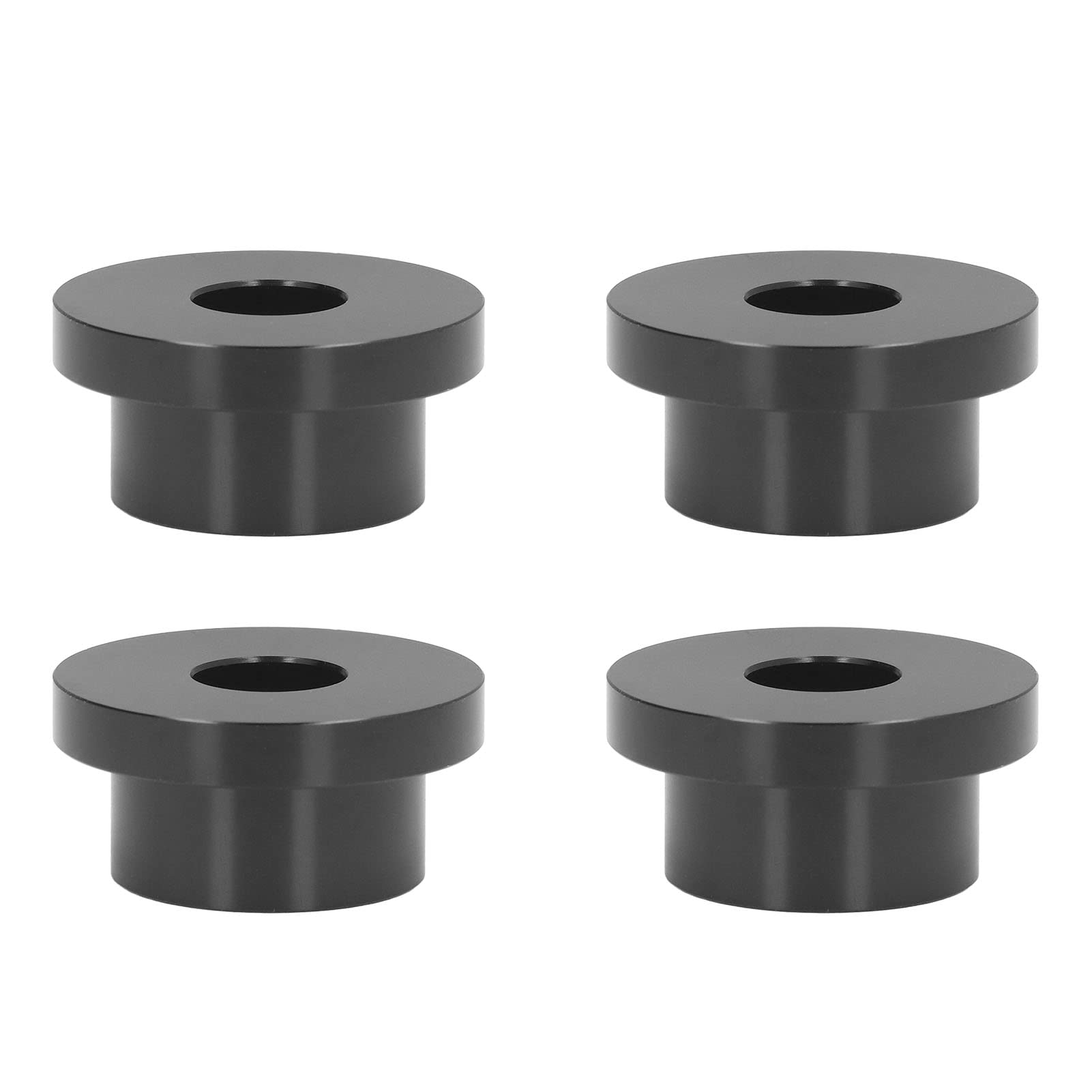 Baxnore 4PCS Riser-Buchse, Billet-Lenker-Riser-Buchse aus T6-Aluminiumlegierung, kompaktes Lenker-Riser-Set, Billet-Aluminium-Riser für Lenker (Schwarz) von Baxnore