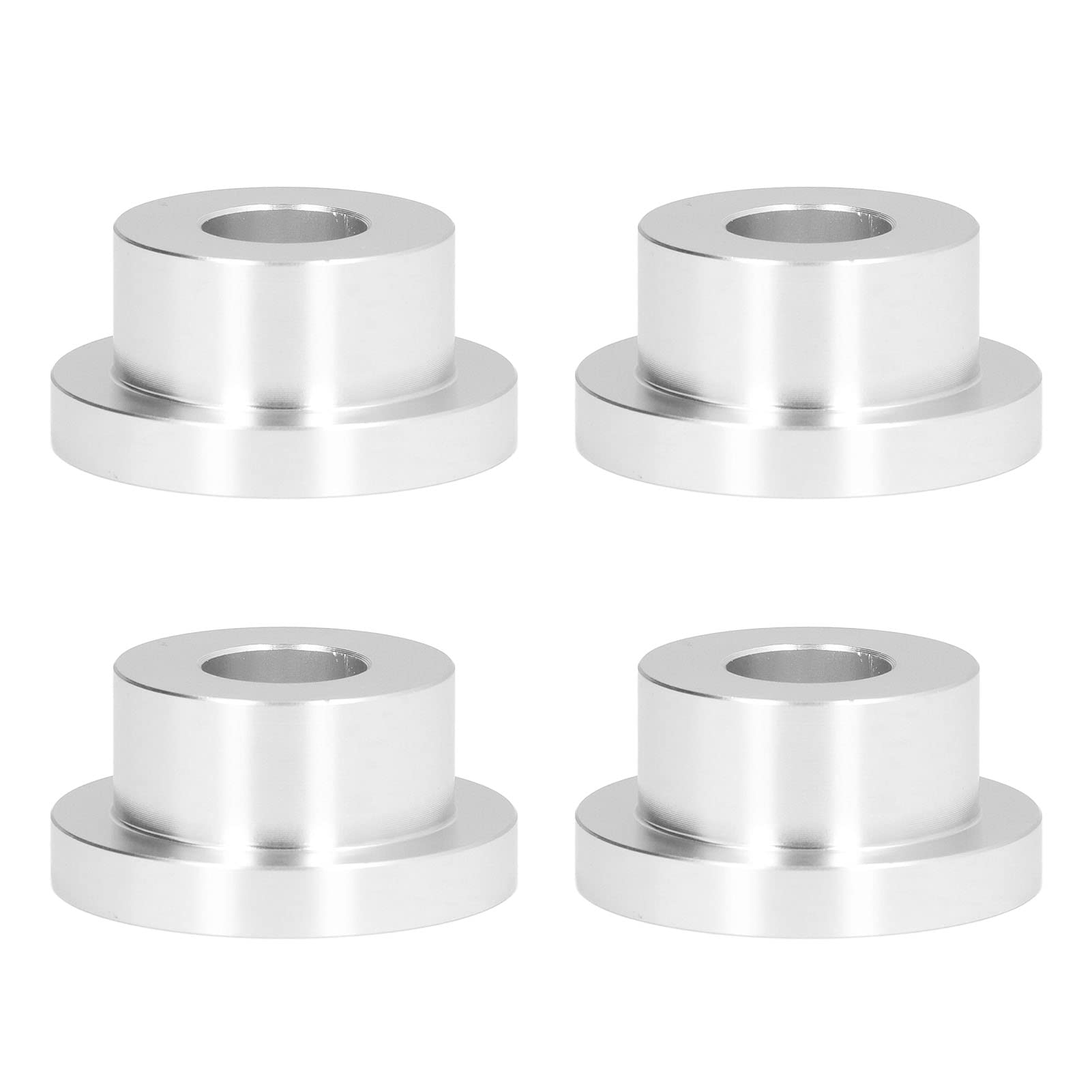 Baxnore 4PCS Riser-Buchse, Billet-Lenker-Riser-Buchse aus T6-Aluminiumlegierung, kompaktes Lenker-Riser-Set, Billet-Aluminium-Riser für Lenker (Silber) von Baxnore