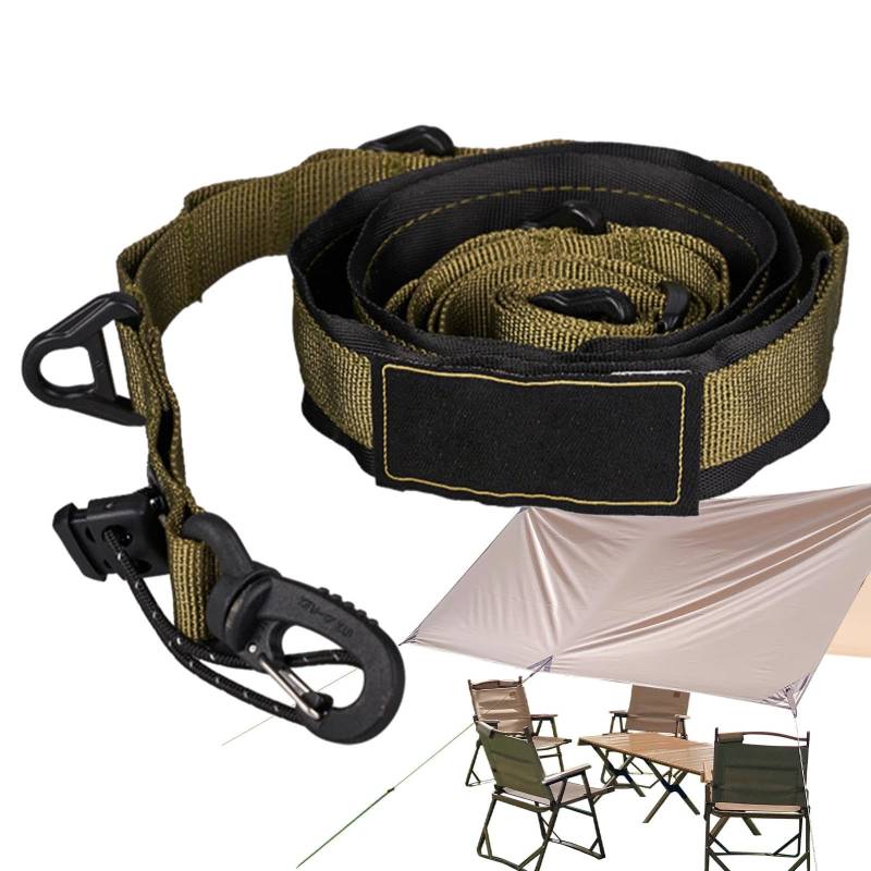 Campinggurte mit Schnalle – Zeltgurte, Mehrzweckgurt, Nylon, verstellbare Gurte, Rucksackgurte, Schnellverschluss, Camping-Licht-Zurrgurt, Campingzubehör von Bbbabeslk