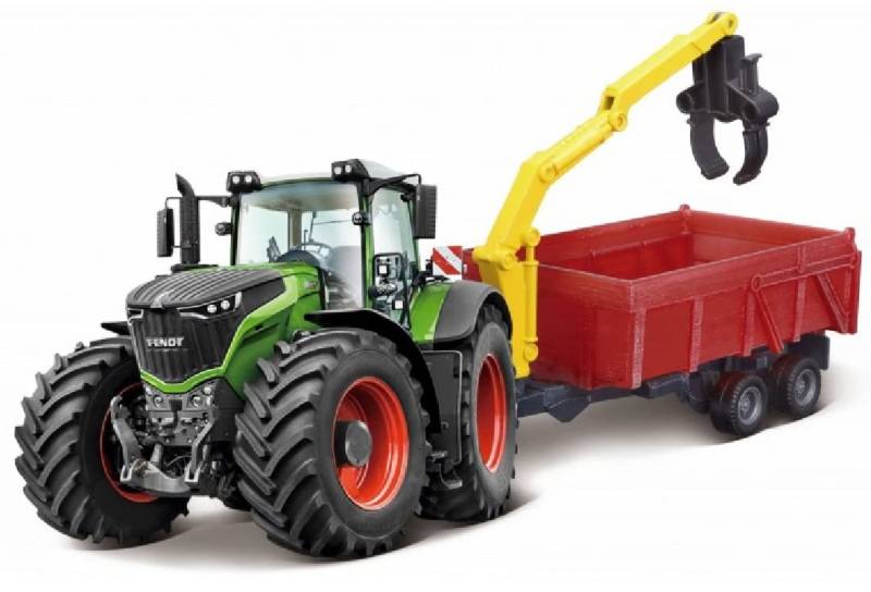 Bburago Fendt 1000 Vario mit Kombi-Anhnger von Bburago