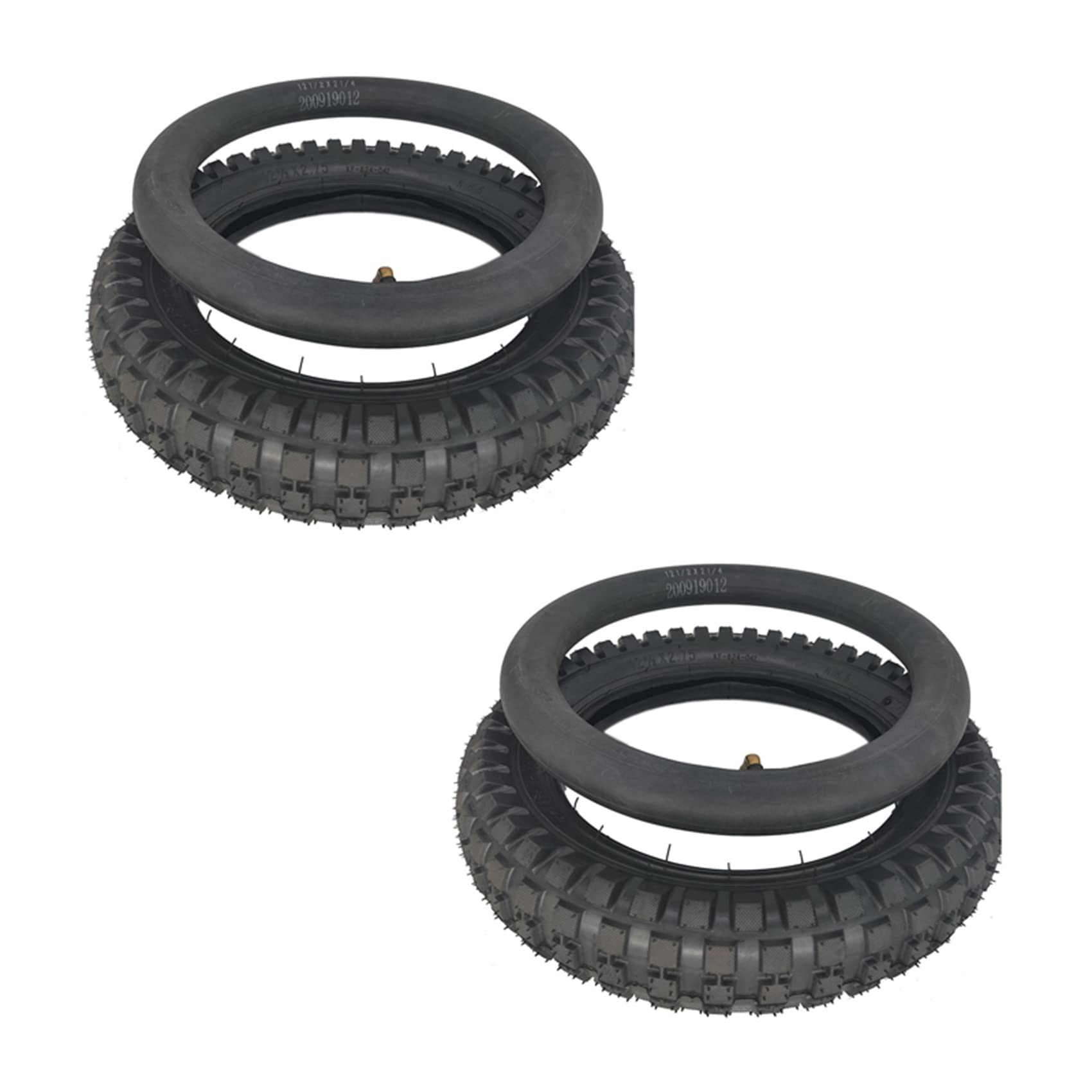 Bdukbduk 2X 12 1/2 x 2,75 Reifen 12,5 X2,75 Reifen für 49Cc Dirt Bike Reifen Mx350 Mx400 Roller (Innen- und Außenreifen), 750028114 von Bdukbduk