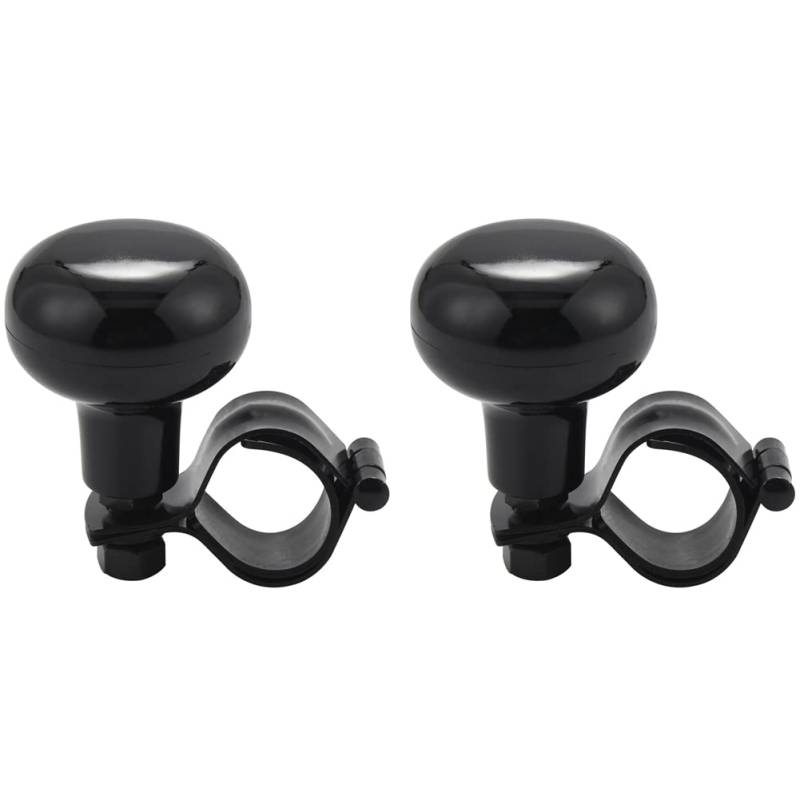 Bdukbduk 2X Auto Lenk Rad Spinner Knob Leistung Ball Hand Steuerung Ball Booster Rad StäRker Auto Spinner Knob Ball von Bdukbduk