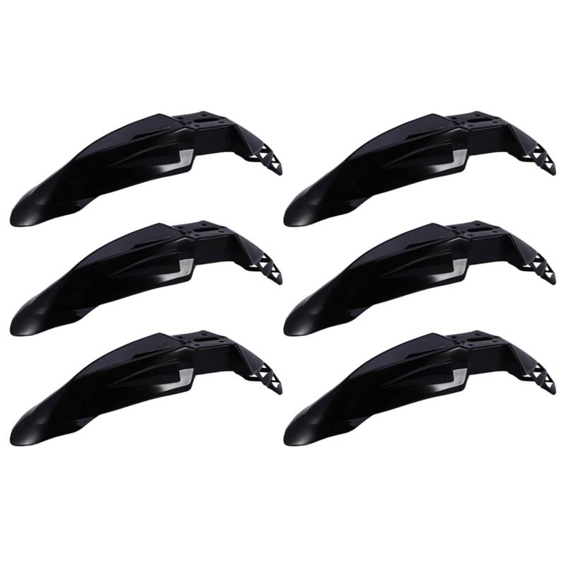 Bdukbduk 6X Universal Motorrad Vorderrad Schutz Bleche Splash Motorrad Zubehör für für für Schwarz von Bdukbduk