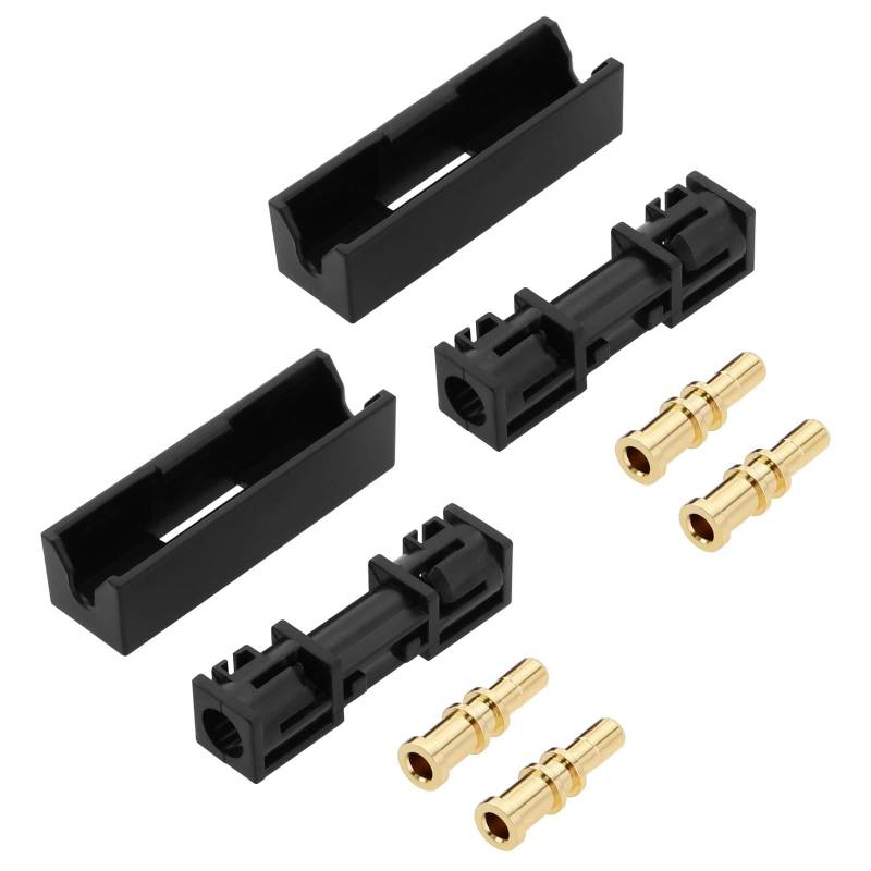 Be In Your Mind 2 Sätze Glasfaserkabel-Stecker Kompatibel mit BMW Kompatibel mit Mercedes Kompatibel mit Audi 2 Stecker 30,6 X 9,4 mm + 4 Kupferköpfe 14,4 X 4,2 mm von Be In Your Mind