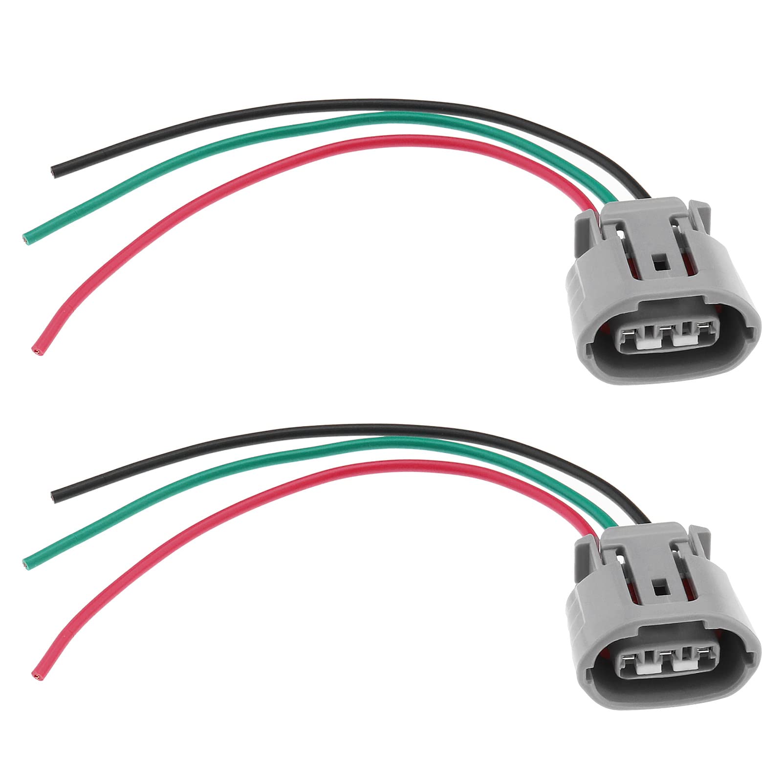 Be In Your Mind 2X 3 Pin Lichtmaschine Stecker Verbinder Kabelbaum Ersatz 6189-0443 Kompatibel mit Toyota Kompatibel mit Lexus Lichtmaschinenstecker 3 Pin Stecker Vorverdrahtet von Be In Your Mind