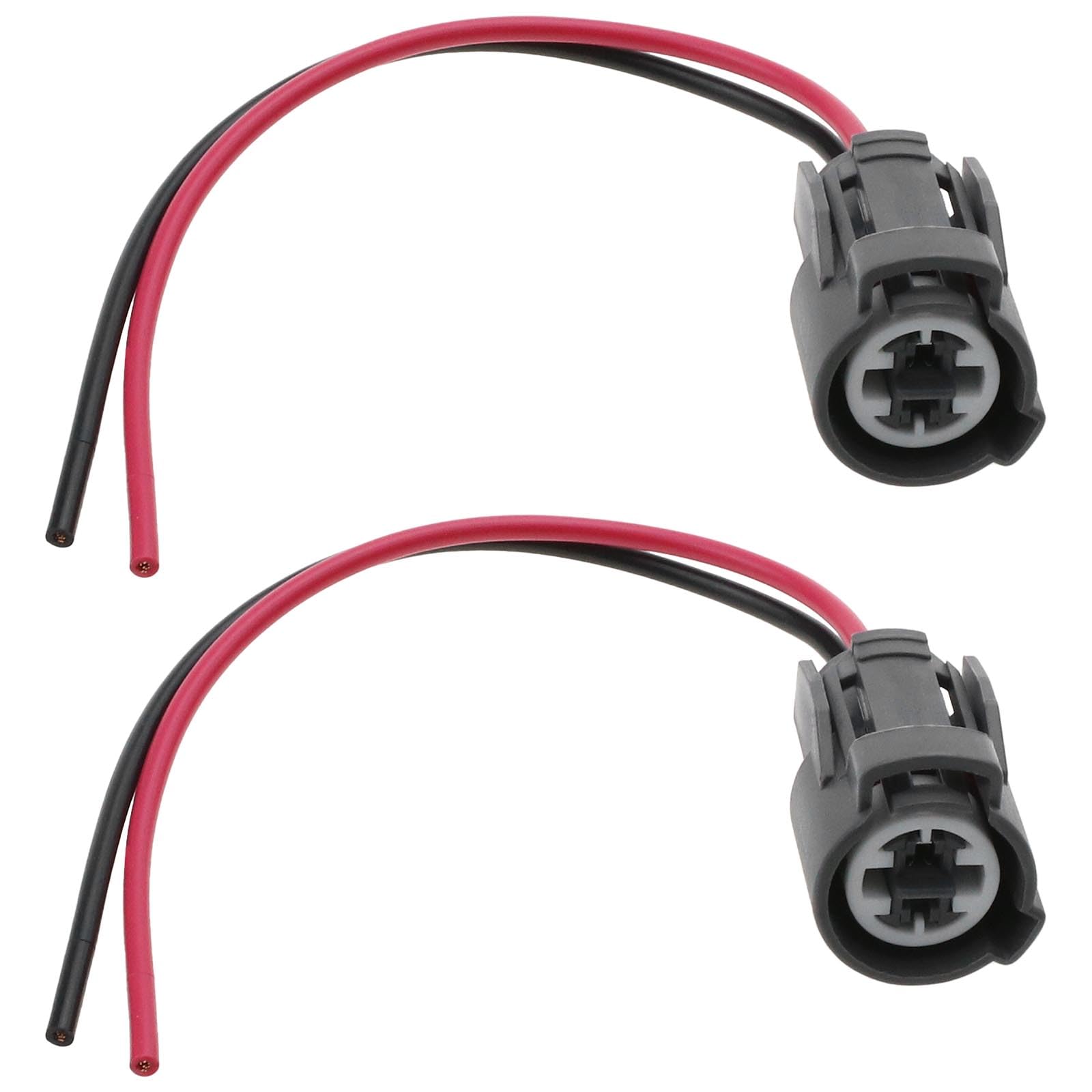 Be In Your Mind 2X Kühlmitteltemperatursensor Stecker Pigtail Draht Anschluss 2-poliger Sensor Anschluss 13 cm Kabel kompatibel mit Honda Civic BDHF Motoren von Be In Your Mind