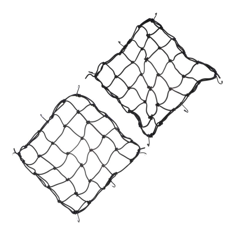 Beatifufu 1Stk -Netztasche koffergurt gepäckgurt gepäckträger sattelstange Gepäcknetz Fahrräder Helmnetz Fahrräder Tanknetz Fahrradaufbewahrungsnetz Fahrradnetz hinten Gummi Black von Beatifufu