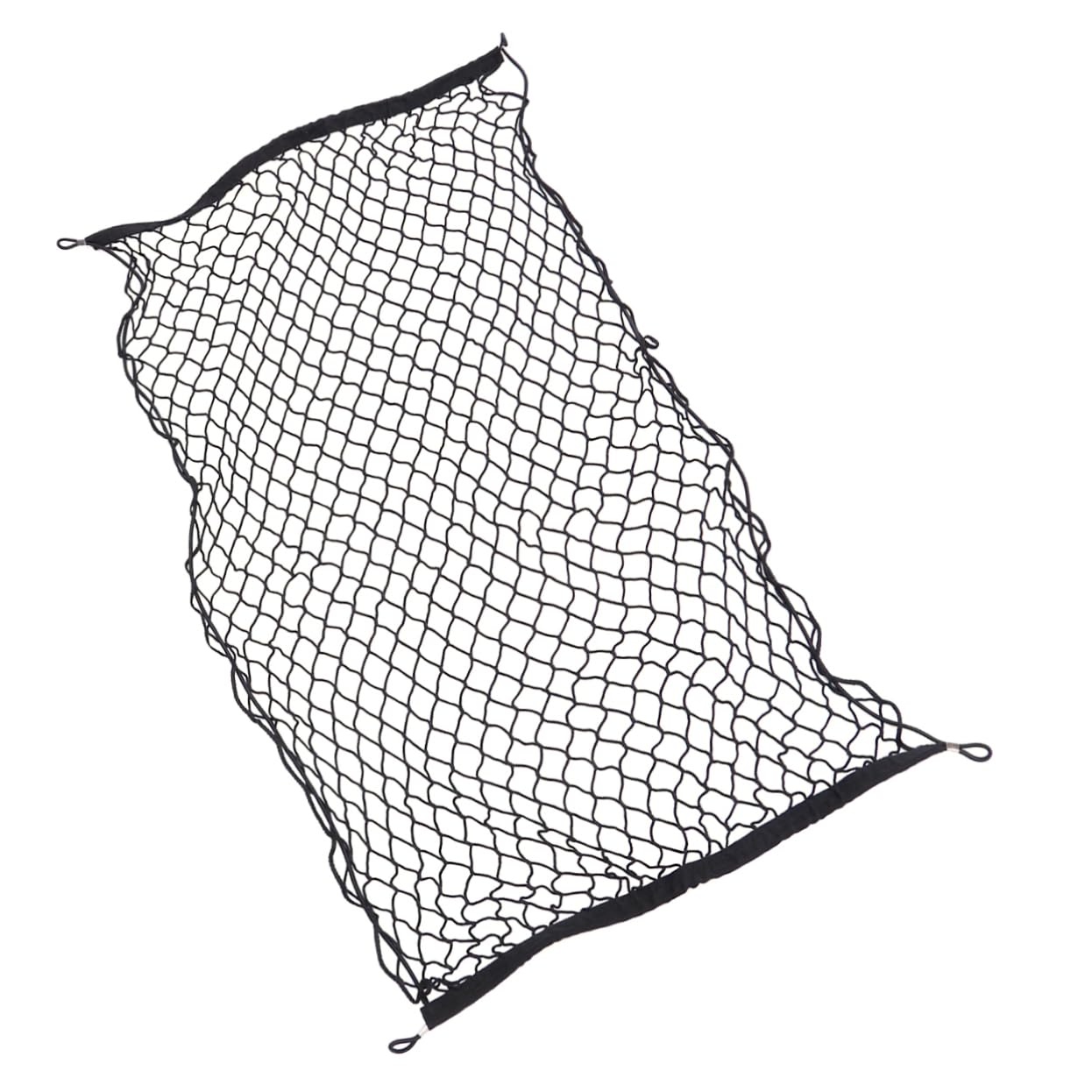 Beatifufu Mesh Aufbewahrungsnetz Für Den Kofferraum Schwarz 110 x 50 cm Mit 4 Haken Praktisches Autozubehör Zur Sicheren Aufbewahrung Von Gepäck Und Gegenständen Im Fahrzeug von Beatifufu