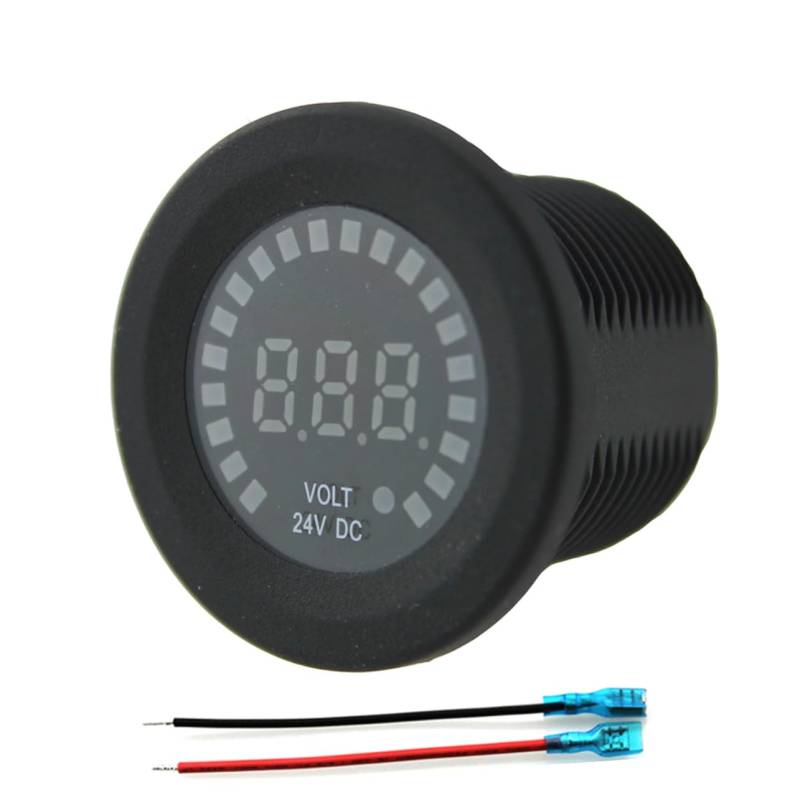 Beatifufu Voltmeter führte für Automotorrad Persönlichkeit Voltmeter Erdfarbe Voltmeter Gleichstrom Voltmeter für Auto von Beatifufu