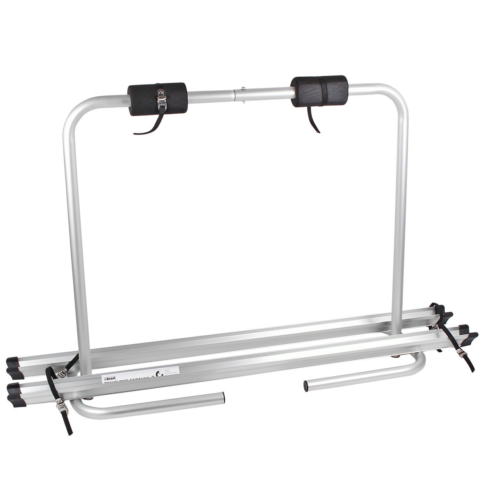 Deichsel Fahrradträger Deichselträger Fiamma Set inkl. XL Fahrradschutzhülle (BxHxT) 103 x125 x 187 cm für 2 Fahrräder klappbar, 4,6 Kg, Tragekraft 35 kg, Aluminium für Wohnwagen von Beaut