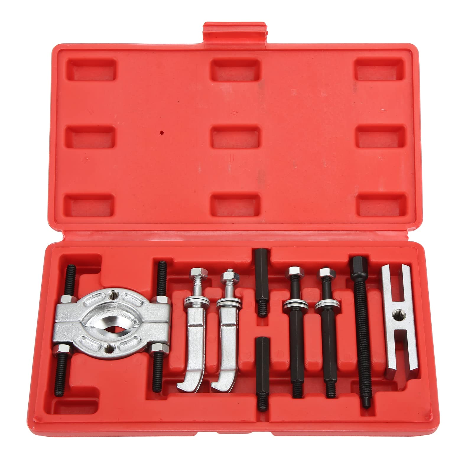 Abzieher-Trennset, Lagerabzieher, Lager-Abzieher-Set, 9-teiliges Lager-Trenn-Abzieher-Set, Tragbares Lager-Entfernungswerkzeug-Set, Metall-Lagersplitter,Handwerkzeuge von Bediffer