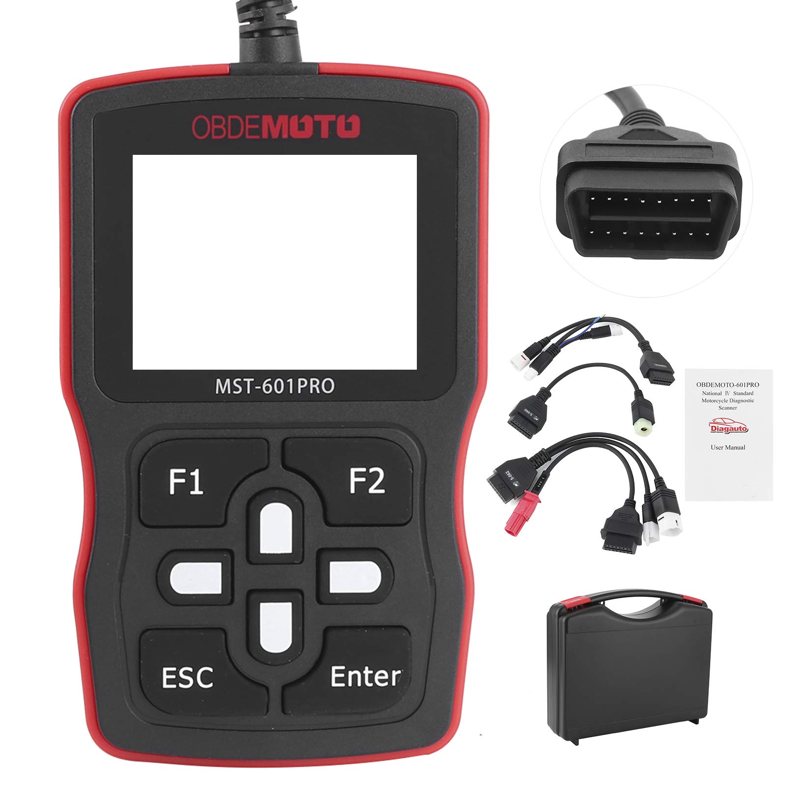 Motorrad-Scanner OBD2-Diagnosetool, professioneller OBD2-Scanner Auto-Code-Leser Auto-Scan-Tool mit Motorfunktion, Auto Reparatur Werkzeug Popular von Bediffer