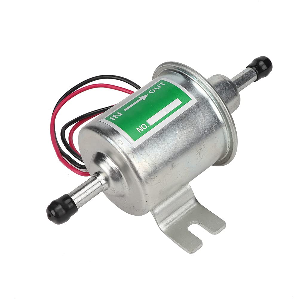 Universelle 24-V-Auto-Boot-Elektro-Kraftstoffpumpe, Inline-Filter, in-Diesel-Ersatz(Silber), Automobil- und Motorradteile von Bediffer