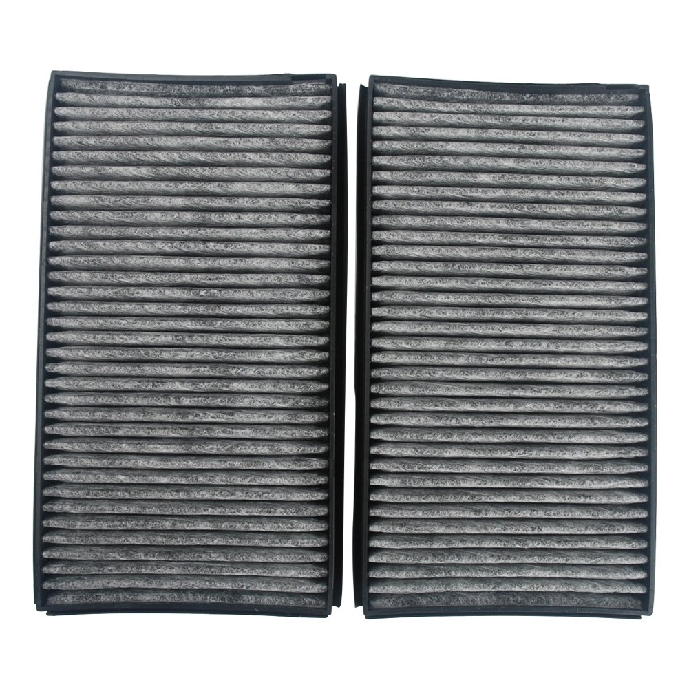 Beehive Filter 1 Pair Set Carbon Style Cabin Air Filters Replacement Part# 64316935823 64 31 6 935 823 (CUK 3139) for E60 E60 E61 E63 5 & 6 Series(Pack of 2) von Beehive Filter