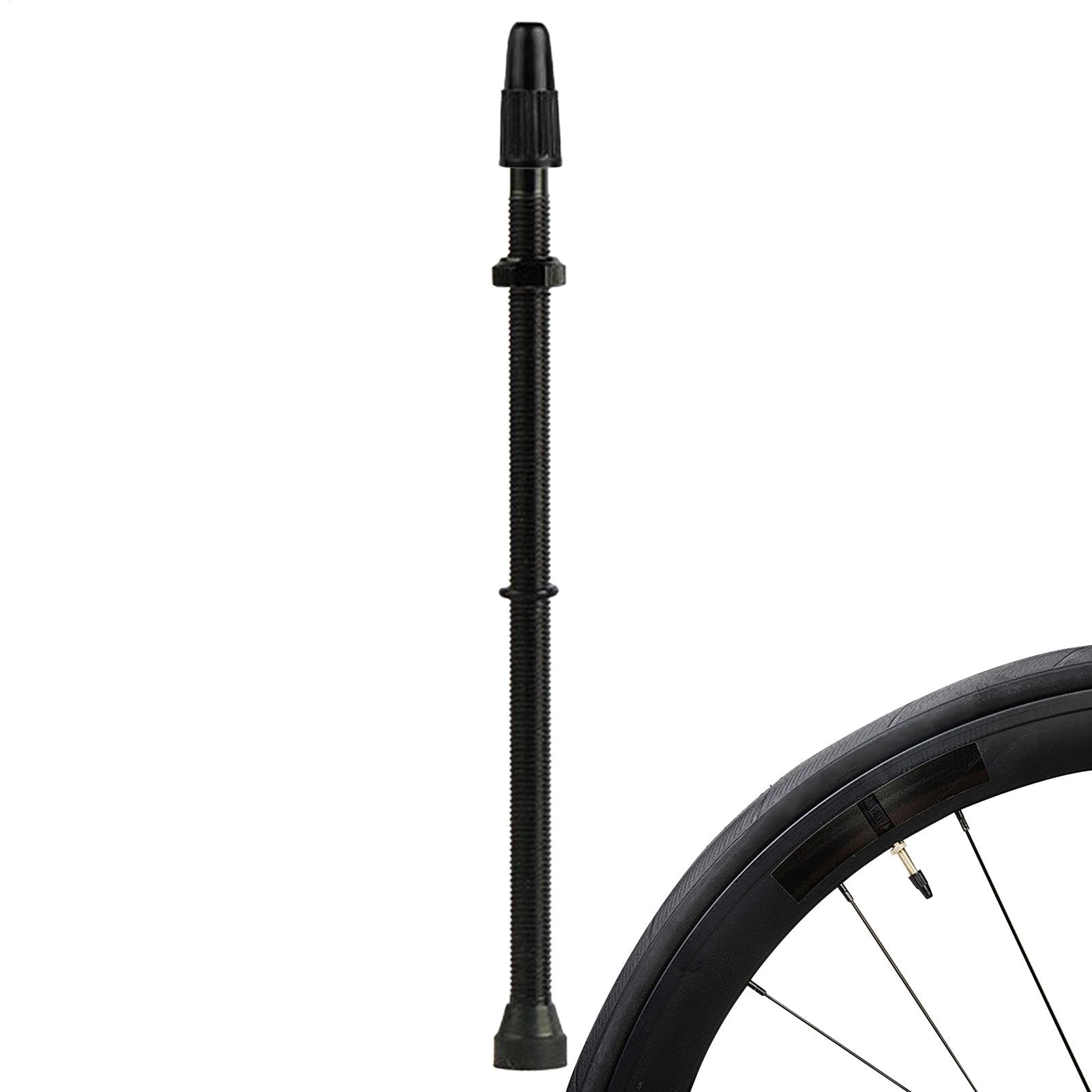 Befeixue Ventilschaft für Fahrräder,Ventilschaft für schlauchlose Reifen - 40–120 mm Legierungsventil für schlauchlose Straßenreifen - Anti-Leckage Superleichte, robuste Fahrrad-Tubeless-Felgenventile von Befeixue