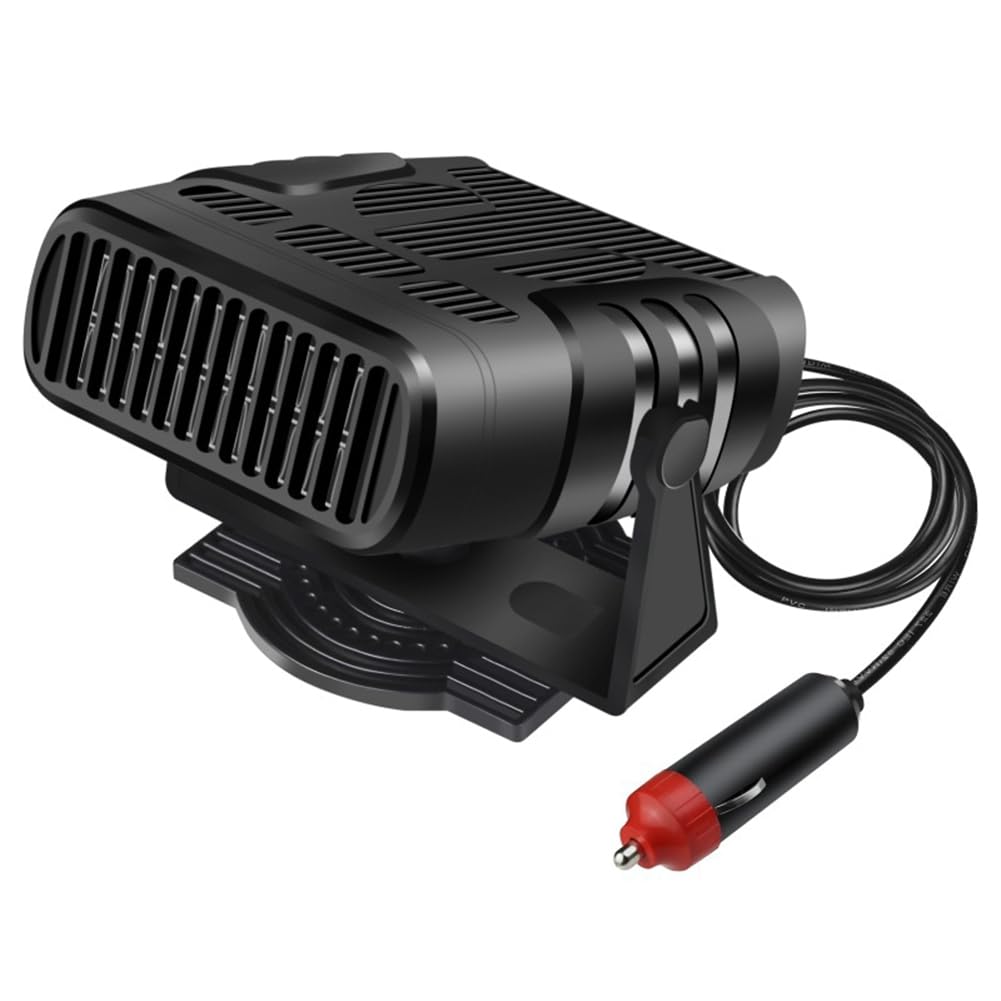 Begchy 24 V, 200 W, Tragbare Autoheizung, Schnelle Erwärmung, Automatischer Demister, 360-Grad-Drehung, Auto-Defroster, Windschutzscheiben-Defroster von Begchy