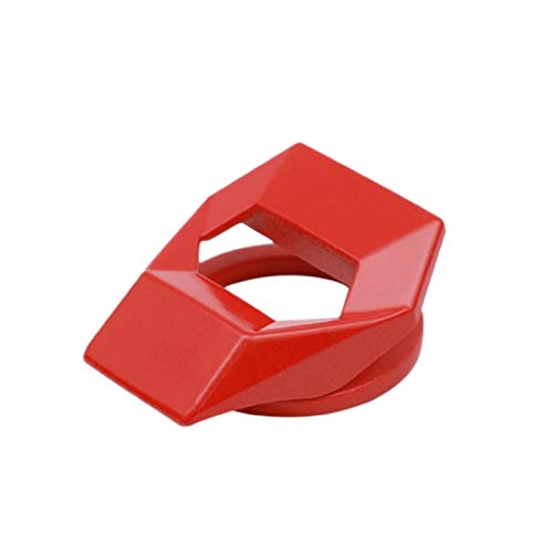 Begchy Auto Motor Start Stopp Knopf Ring ZüNd Deckel Verkleidung für Golf 7 MK7 VII CC für B8 Rot von Begchy