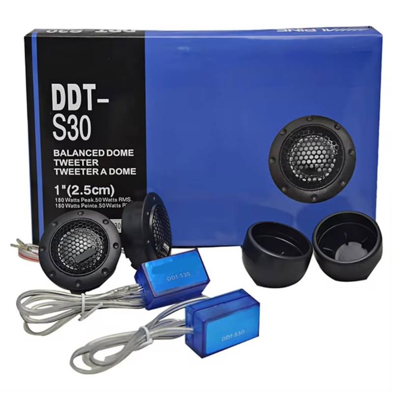 Begchy DDT-S30 1 Paar Auto-Hochtöner Car-Audio-Seidenfolie Zur Automodifikation 180 W Hochton-Audiolautsprecher Car-Audio von Begchy