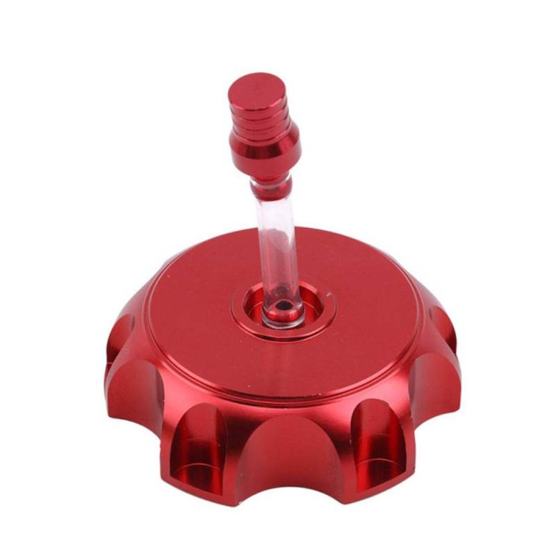 Begchy Gas Kraftstoff Benzin Tank Deckel Universal CNC Aluminium Motorrad Zubehör Teile für die Meisten Motorräder Rot von Begchy