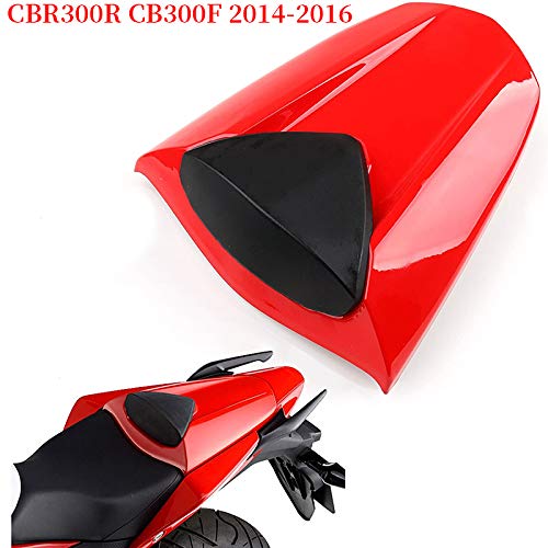 Begchy Motorrad Beifahrer Sitz Motor Hauben Verkleidung für Cbr300R / Cb300F 2014-2016 Rot von Begchy